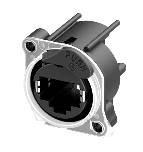 Afbeelding van etherCON cat5e chassis-A PCB-H Halo DAE